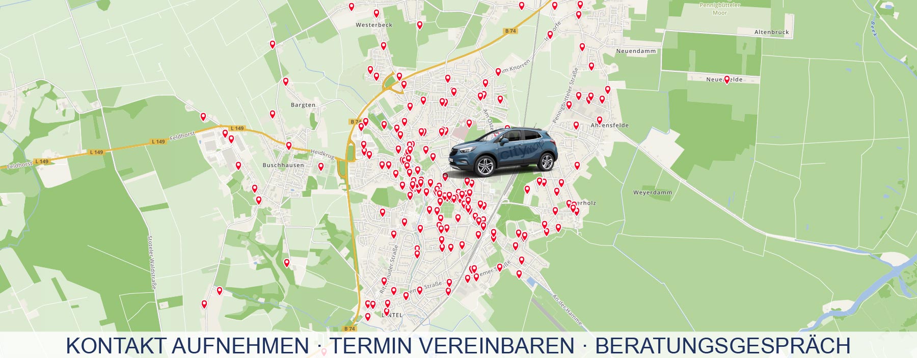Kontakt zur city-map Internetagentur aus Osterholz-Scharmbeck